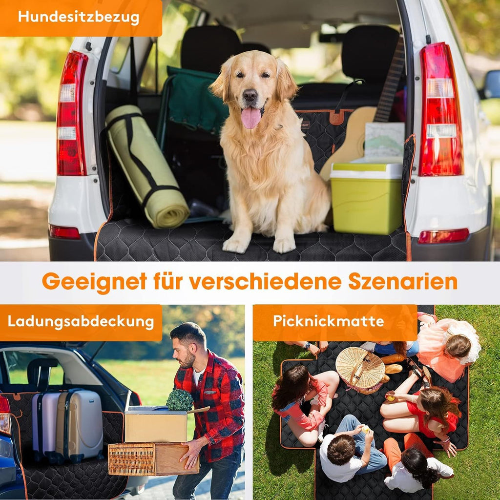 Car Trunk Mat for Pets - Non-Slip Dog Travel Seat Cover