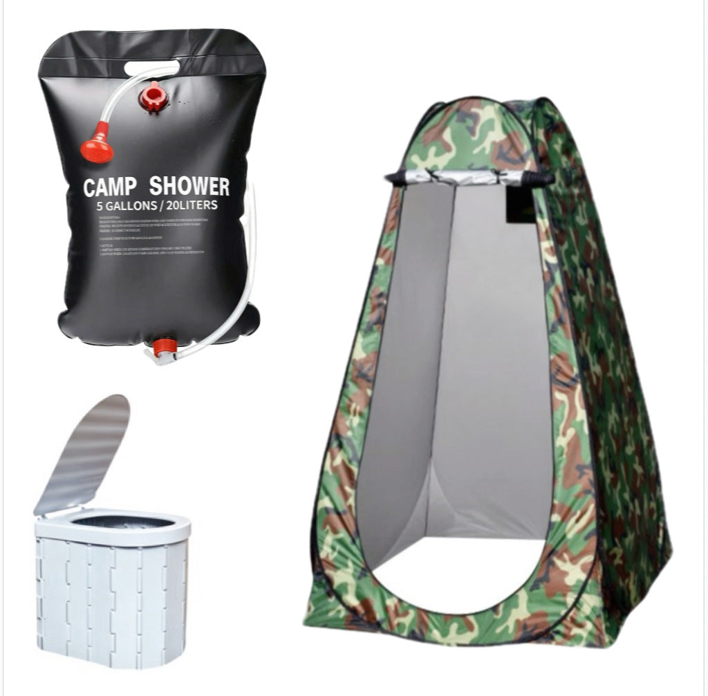 Fishing, shower, bathing artifact, outdoor camping, fishing, changing clothes, simple and portable, portable portable toilet, warm tent, toilet