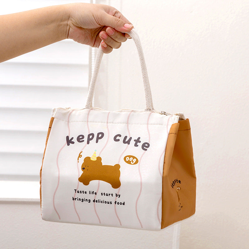 Insulated Lunch Bag, Large-Capacity Handheld