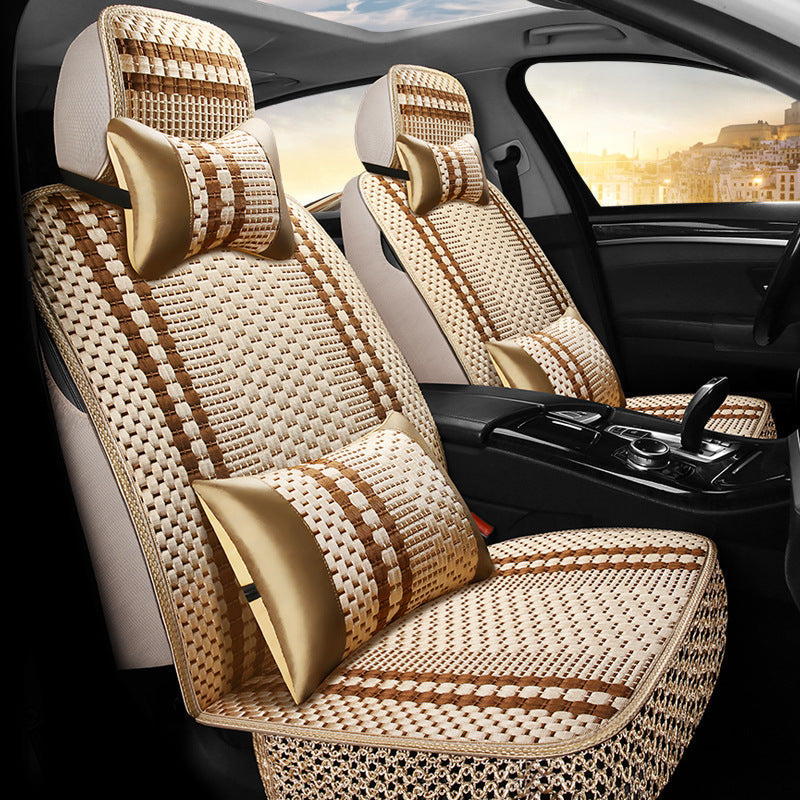 Car Cushion Four Seasons Universal Ice Silk Seat Cover Summer Cool Cushion Single Piece Car Single Pad Wholesale Factory Direct All-Inclusive