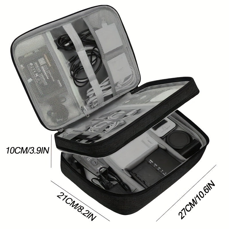 Travel Cable Storage Organizer Bag, Waterproof