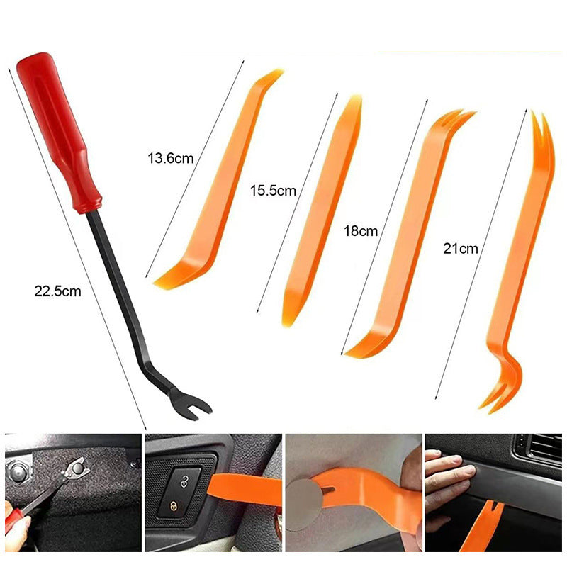 Cross-border 100PCS boxed buckles, 6 different automotive plastic fixed buckles, general car buckles, HE26 buckles