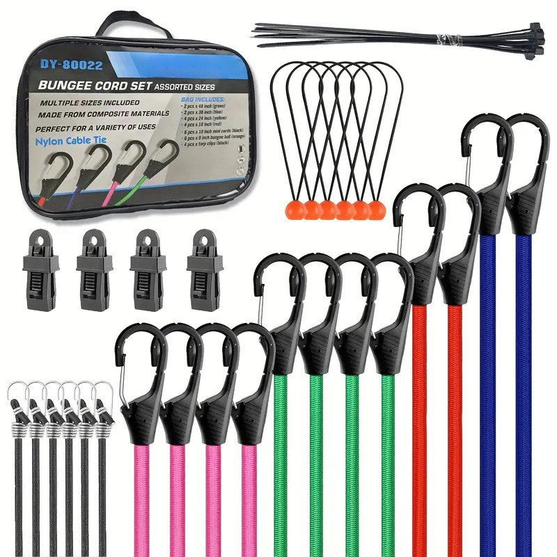 Bungee Cord Rope Set - Multiple Sizes & Styles