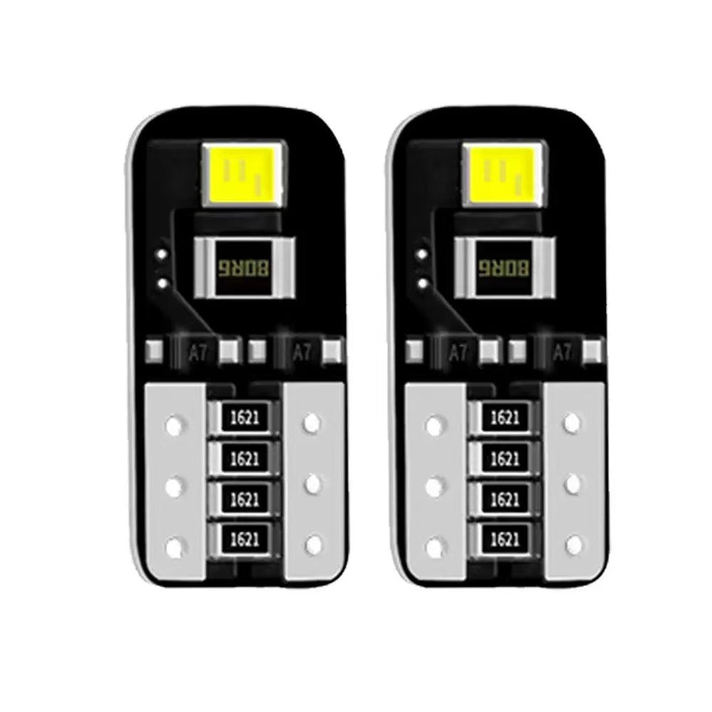 Cross-border explosive decoding high-brightness car LED width indicator light reading light T10 2835 2SMD license plate light W5W