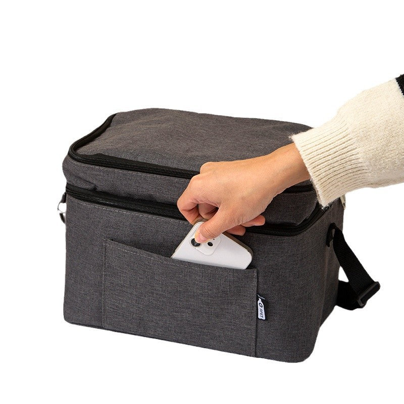 Car Accessory Insulated Cooler Bag, Gray