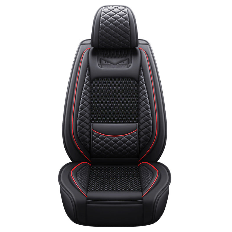 Cross-border foreign trade all-season dedicated seat cover full-coverage car seat cover leather seat cover summer ice silk seat cushion