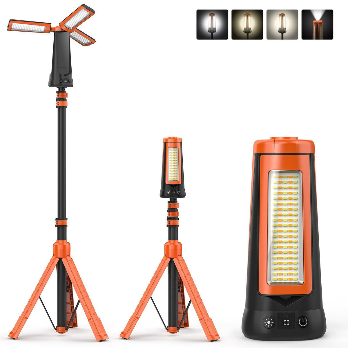 Portable LED Camping Light with Magnetic Attachment