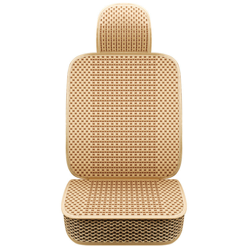 Car seat cushion all-season universal ice silk summer seat cushion full enveloping seat cover car interior seat cushion five seat cover cushion