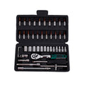 Natural S2 Bit Head 72-Tooth Ratchet Wrench Auto Repair Mechanical Repair Household Repair Sleeve Tool Set Hardware Toolbox