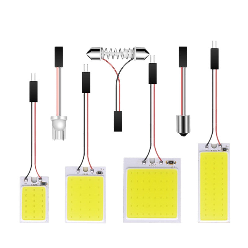 Yizhong LED Roof Light Room Light COB 18 24 36 48SMDT10 Dual-Pointed BA9S Cabin Light Reading