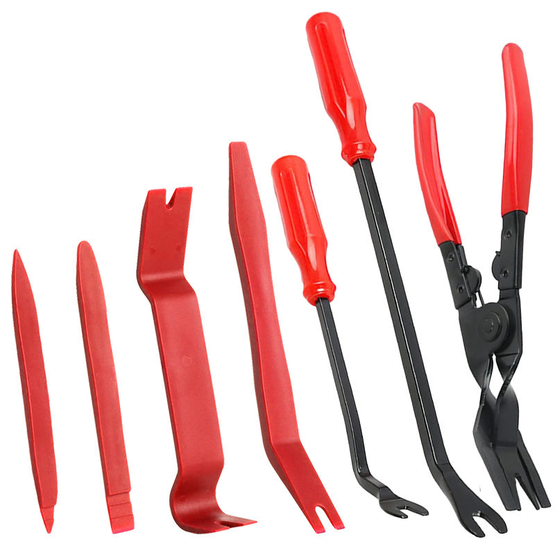 5 pieces, 6 pieces, 7-piece set, car panel car door audio system decoration modification tool, clip screwdriver, pliers, disassembly 3 pieces