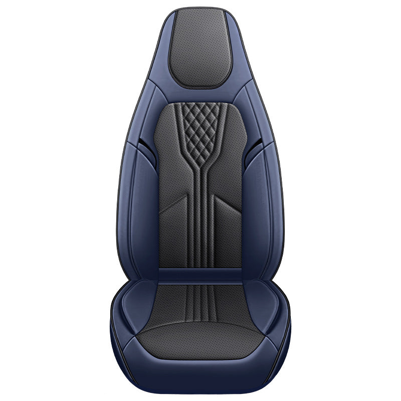 3D Nappa leather car full-coverage integrated headrest cover, all-season universal sports seat cover, leather seat cushion manufacturer wholesale