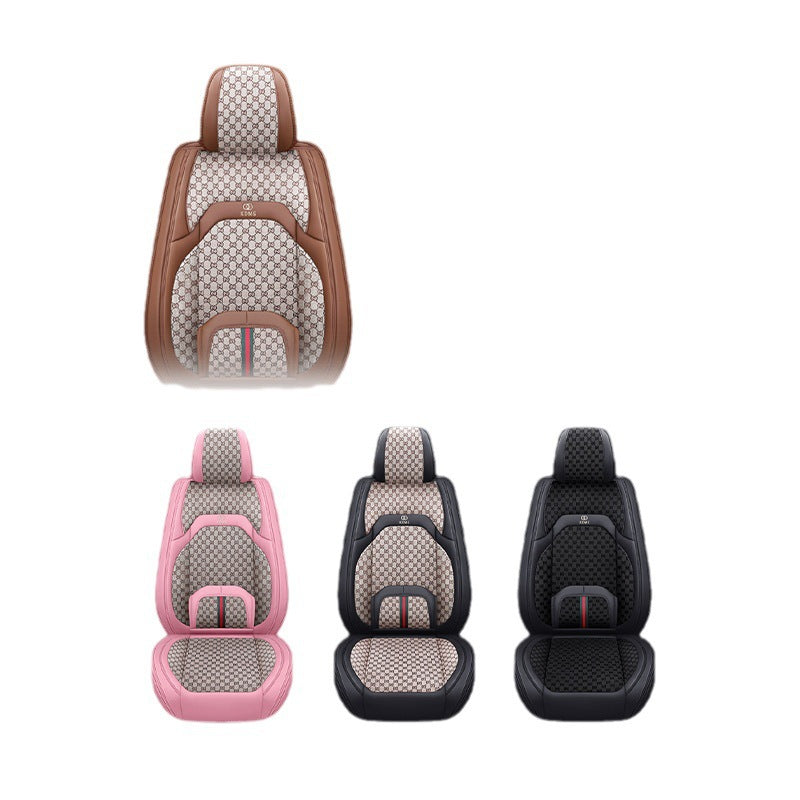 Car seat cushions are fully covered, all-season universal, five-seat small car seat cushions, reinforced waist belts, memory foam, and wholesale car seat cushions