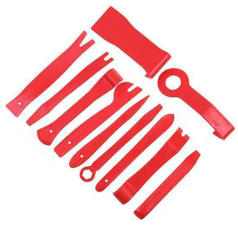 Plastic rocker tool kit 11-piece set: crowbar, car disassembly and disassembly tools, car audio modification and repair tools