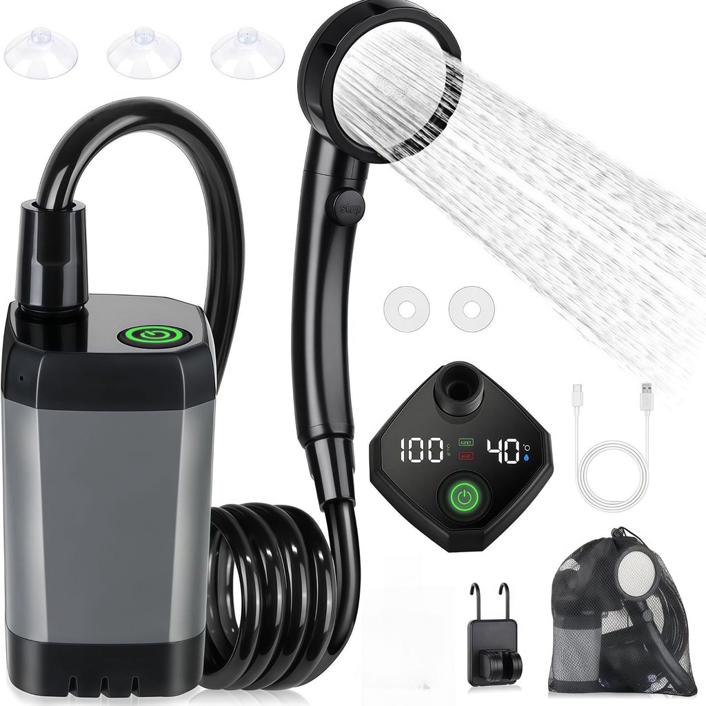 Portable Electric Shower Pump with Battery