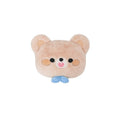 Car headrest, plush bow little bear pillow, comfortable neck pillow cushion, cute cartoon car interior lumbar support