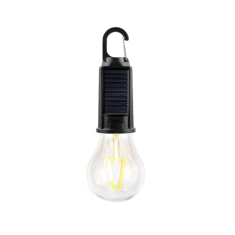 Solar Camping Light with Hook - Rechargeable