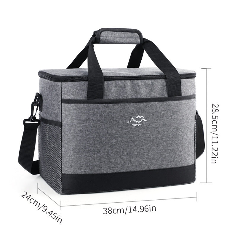 Insulated Cooler Bag, Portable Cold Storage