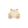Cartoon memory foam car headrest, all-season plush car, soft seat lumbar pad, creative car lumbar support