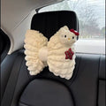 Cute and girly Kitty car headrest neck support pillow, breathable car neck support pillow, cushion, car interior accessories
