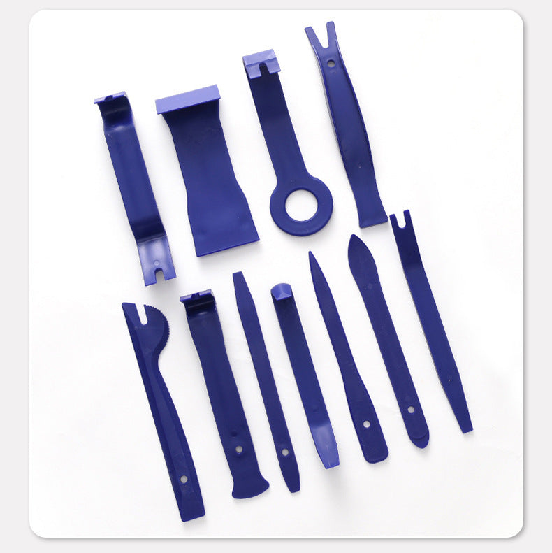 Plastic rocker tool kit 11-piece set: crowbar, car disassembly and disassembly tools, car audio modification and repair tools