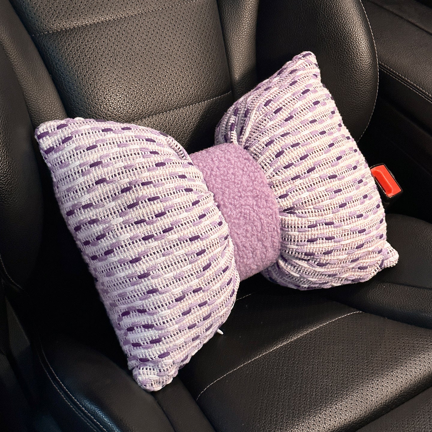 Car headrest neck support pillow for car cushions, car seat lumbar cushion set, for the driver's seat and for women's lumbar support