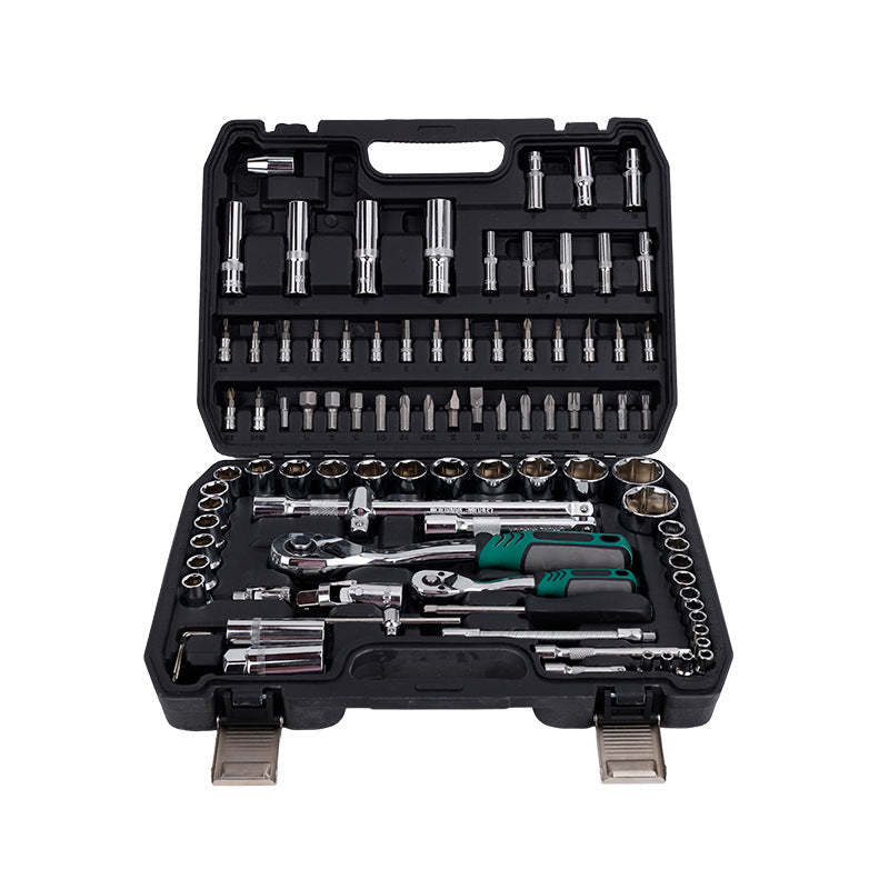 Natural S2 Bit Head 72-Tooth Ratchet Wrench Auto Repair Mechanical Repair Household Repair Sleeve Tool Set Hardware Toolbox