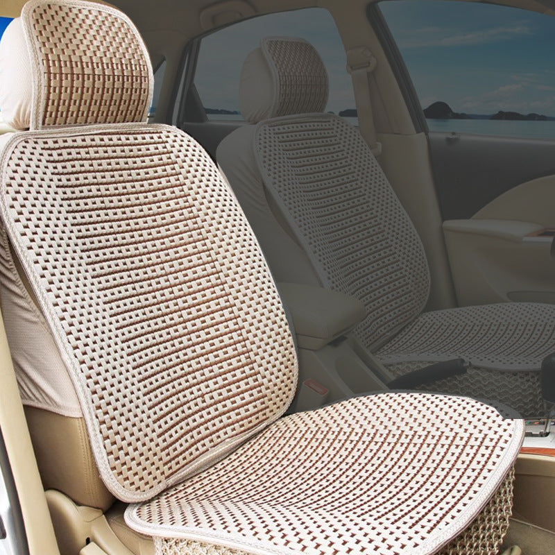 Car seat cushion all-season universal ice silk summer seat cushion full enveloping seat cover car interior seat cushion five seat cover cushion