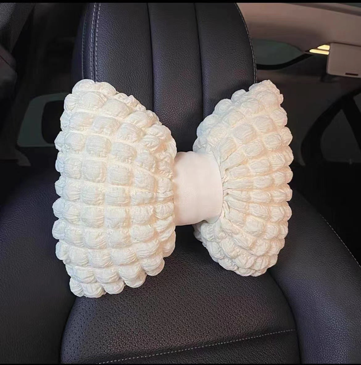 Cute and girly Kitty car headrest neck support pillow, breathable car neck support pillow, cushion, car interior accessories
