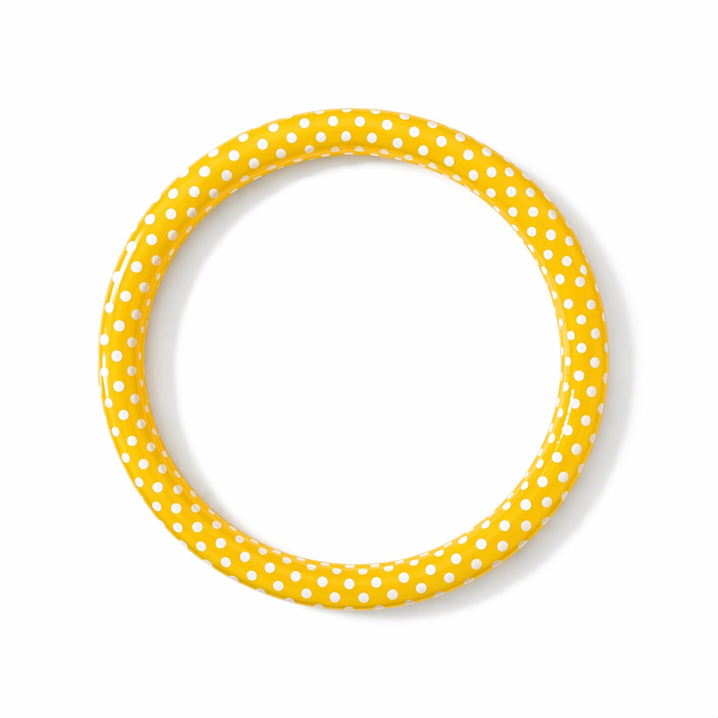 Cross-border Amazon wholesale car steering wheel covers, polka dot, anti-slip, wear-resistant, vintage fashionable steering wheel covers