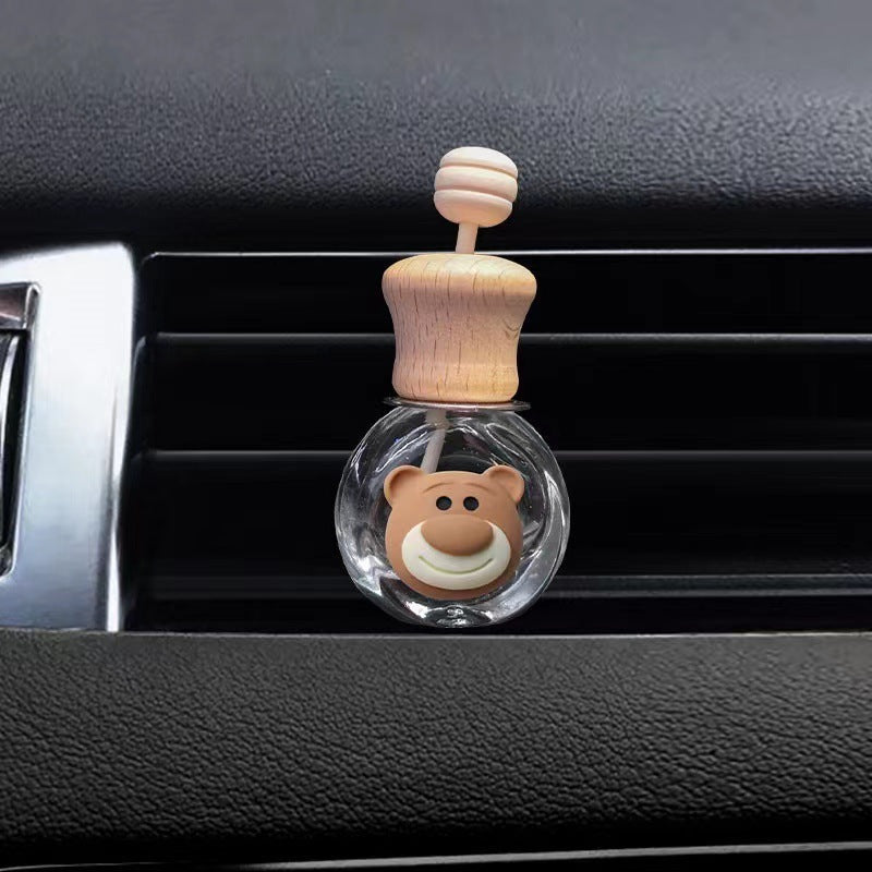 High-end car essential oil diffuser, car long-lasting light fragrance, car plant aromatherapy, air conditioning air outlet, empty bottle of perfume