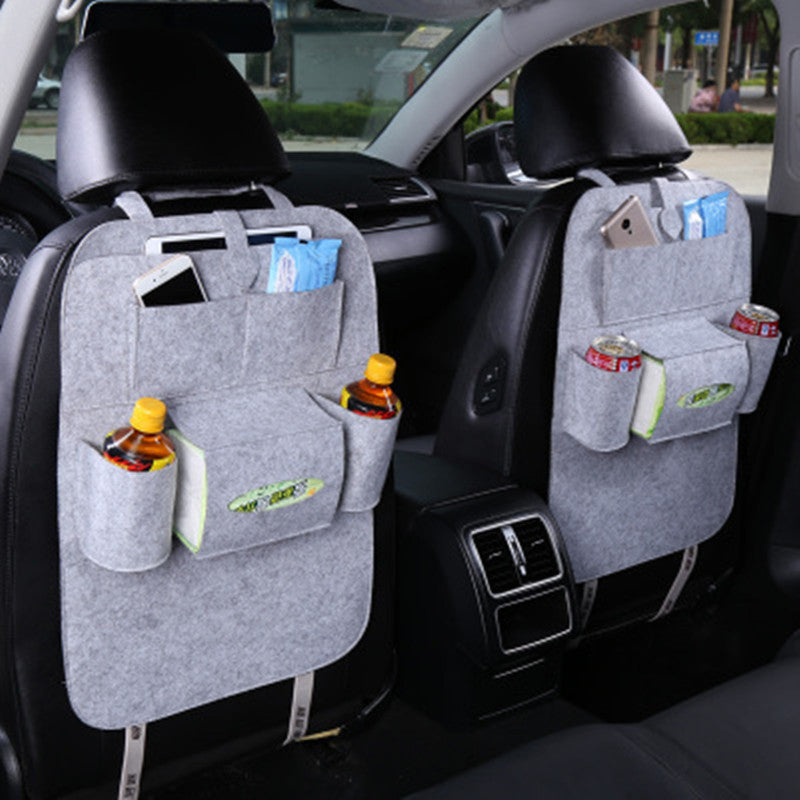 Car accessories car seat back storage bag multi-function back storage bag creative utility car hanging bag storage box